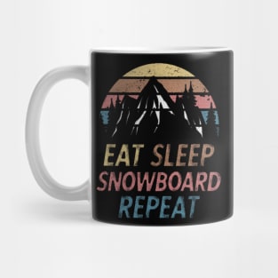 eat sleep snow brow Mug